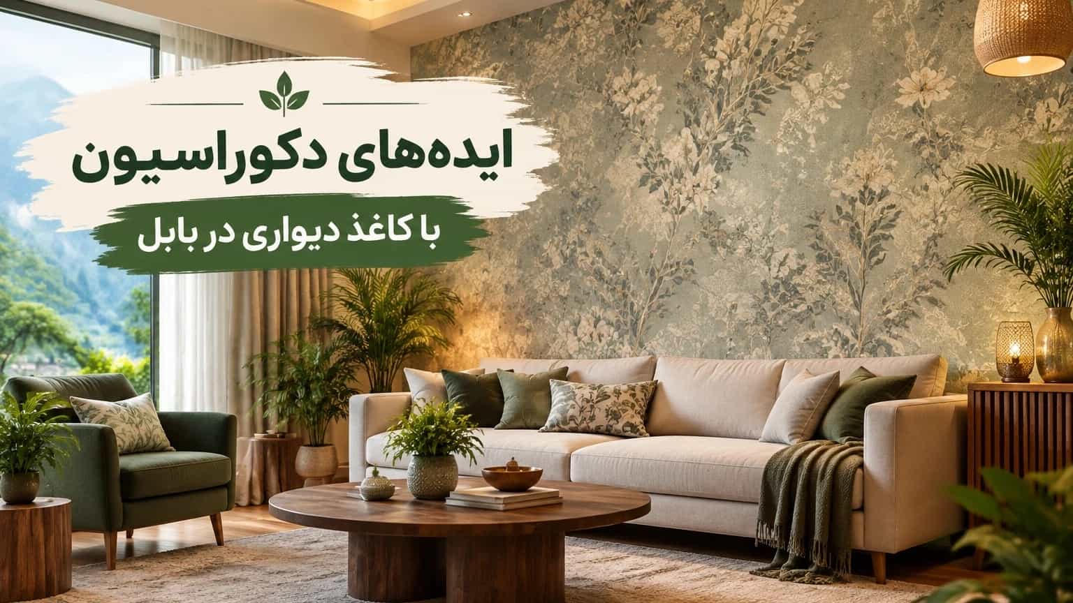 بهترین ایده‌های دکوراسیون داخلی خانه ایرانی در بابل با کاغذ دیواری