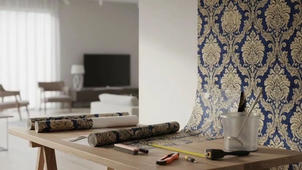 Specialized wallpaper installation services in Babylon Specialized wallpaper installation services in Babylon